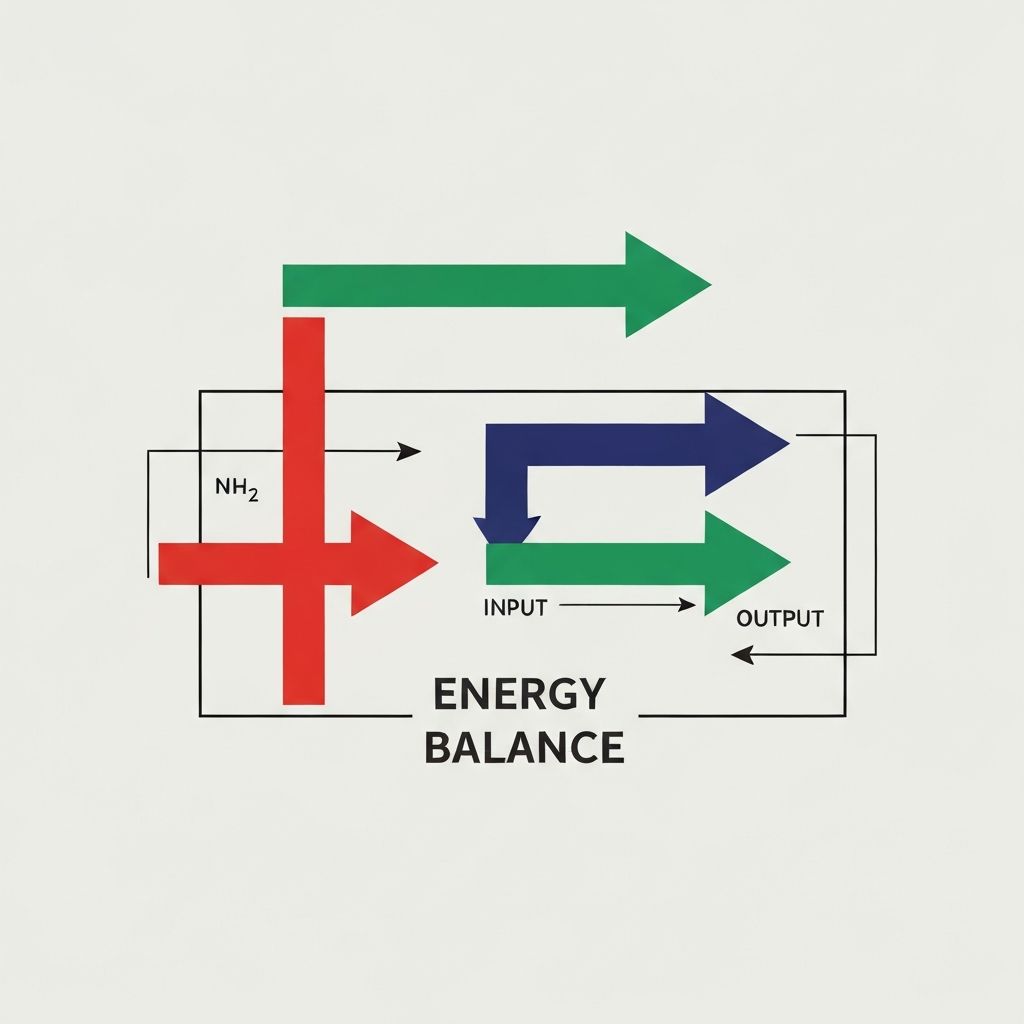 Energy balance concept diagram
